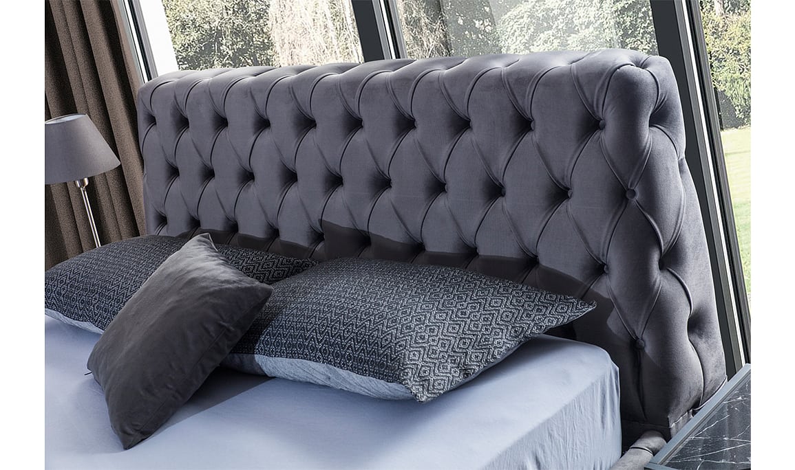 Medusa Home Mobilya - Bronze Antrasit 6 Kapaklı Yatak Odası