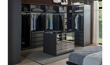 Medusa Home Mobilya - Bronze Antrasit Giyinme Odası