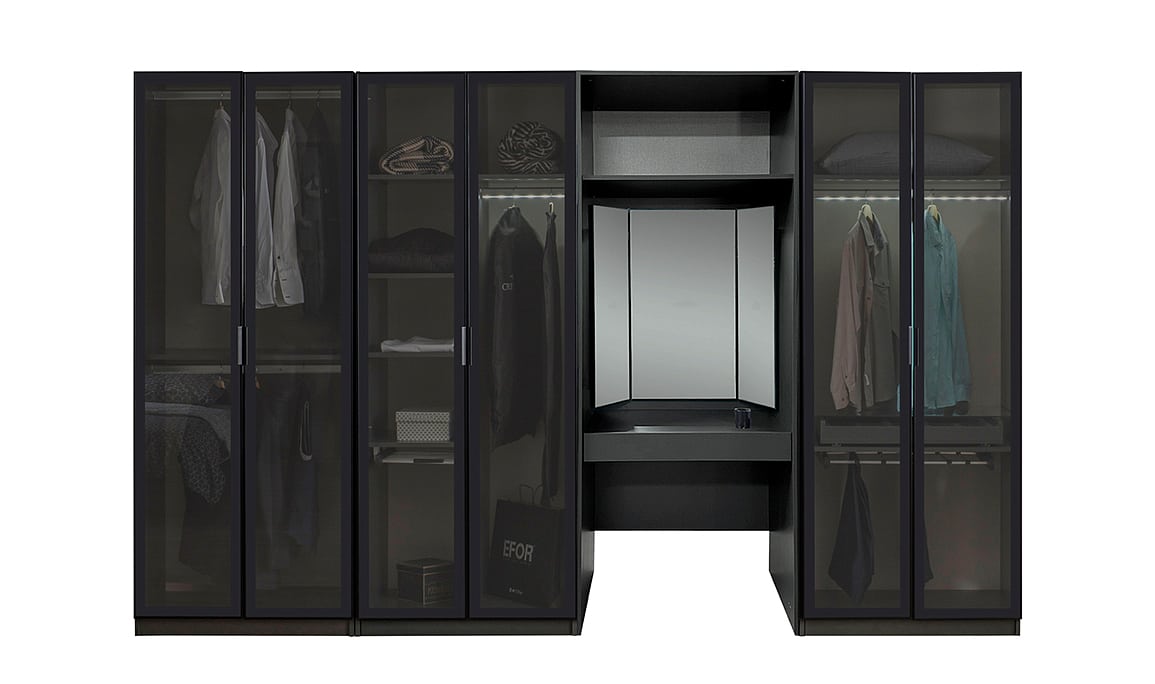 Medusa Home Mobilya - Bronze Antrasit Giyinme Odası