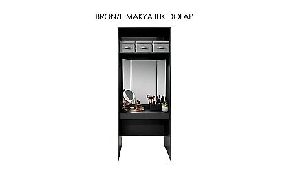 Medusa Home Mobilya - Bronze Antrasit Giyinme Odası
