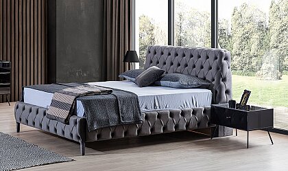 Medusa Home - Bronze Antrasit Karyola