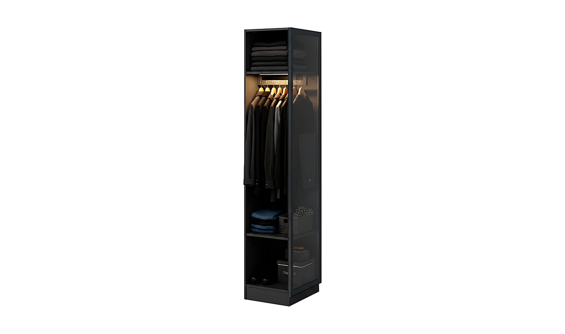 Medusa Home Mobilya - Bronze Antrasit Köşe Gardırop