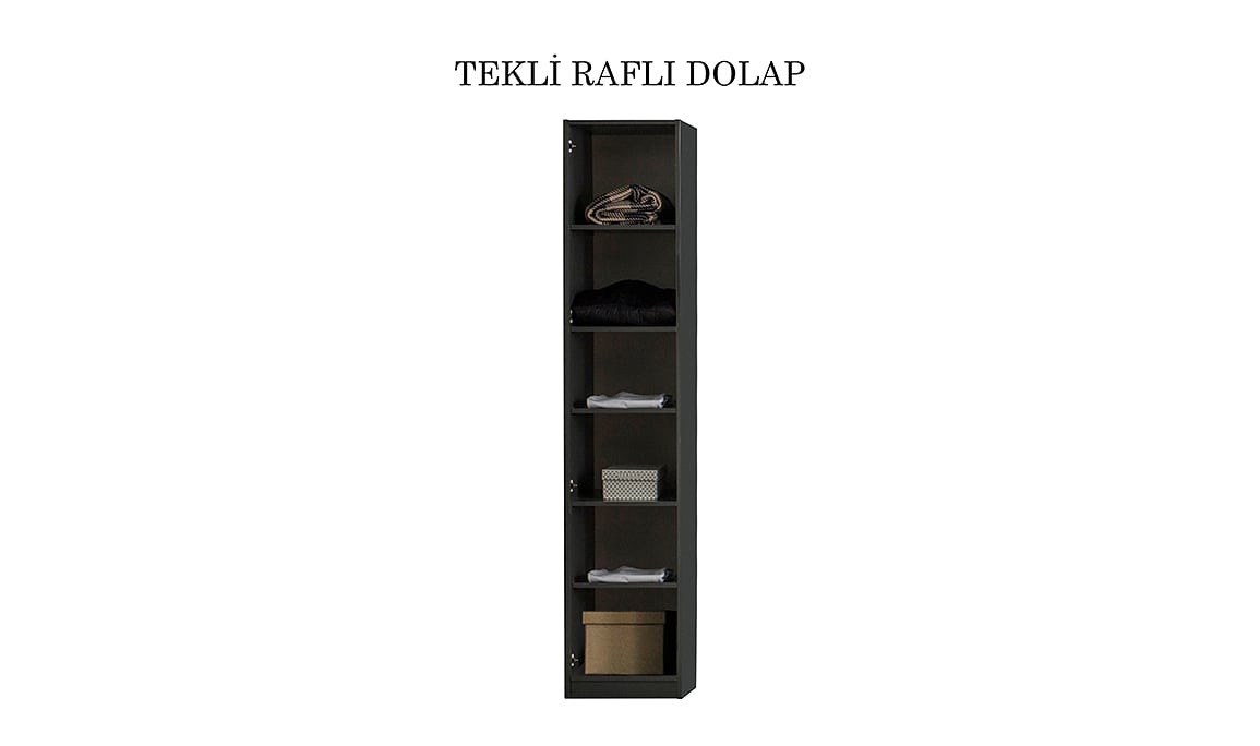 Medusa Home Mobilya - Bronze Antrasit Makyaj Masalı Gardırop