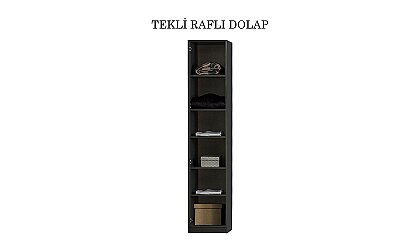 Medusa Home Mobilya - Bronze Antrasit Makyaj Masalı Gardırop