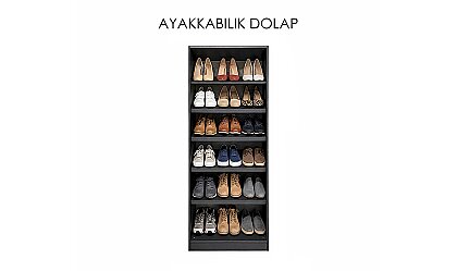 Medusa Home Mobilya - Bronze Antrasit Makyaj Masalı Gardırop