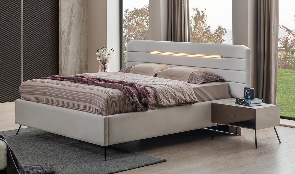 Medusa Home Mobilya - Bronze Aytaşı 6 Kapaklı Yatak Odası