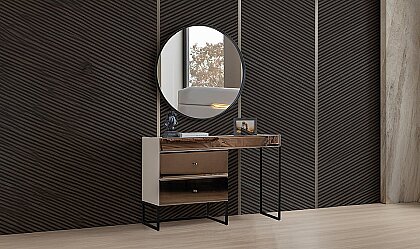 Medusa Home Mobilya - Bronze Aytaşı 6 Kapaklı Yatak Odası