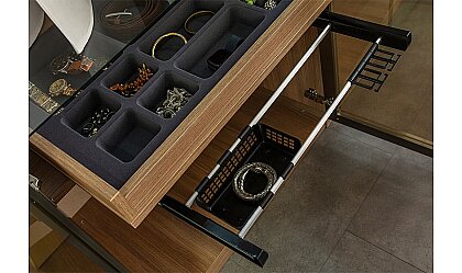 Medusa Home Mobilya - Bronze Ceviz 6 Kapaklı Gardırop