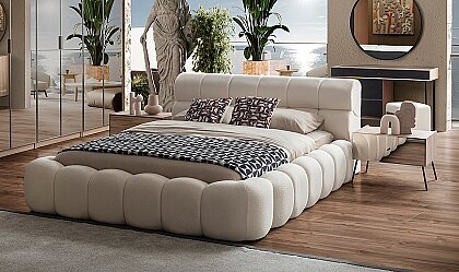 Medusa Home Mobilya - Bronze Ceviz 6 Kapaklı Yatak Odası
