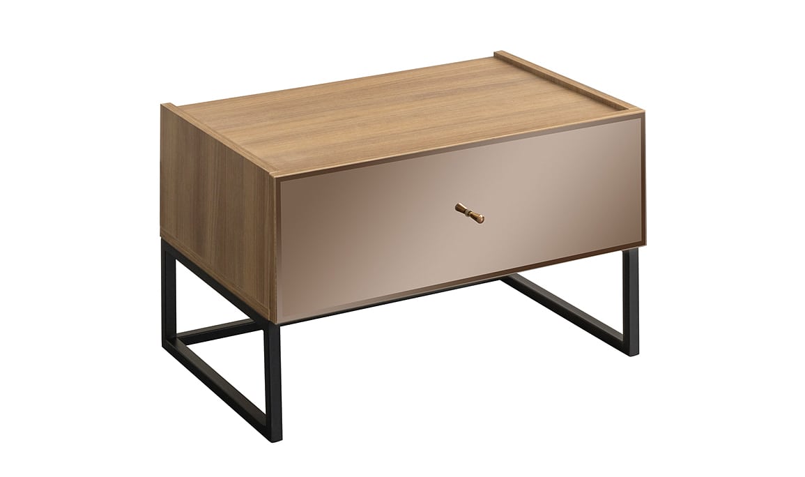 Medusa Home Mobilya - Bronze Ceviz 6 Kapaklı Yatak Odası