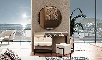 Medusa Home Mobilya - Bronze Ceviz 6 Kapaklı Yatak Odası