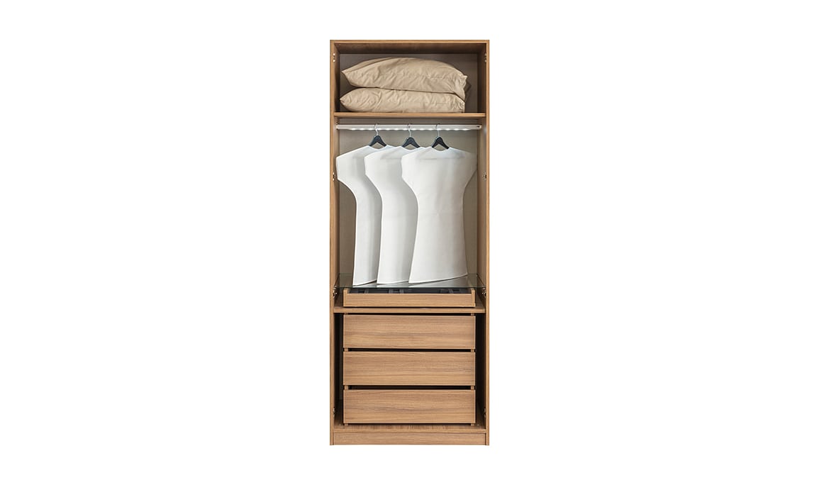 Medusa Home Mobilya - Bronze Ceviz 6 Kapaklı Yatak Odası