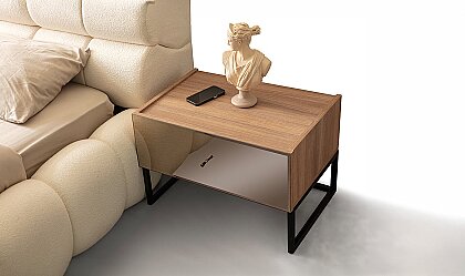 Bronze Ceviz Komodin