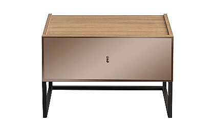 Medusa Home Mobilya - Bronze Ceviz Komodin