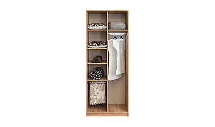 Medusa Home Mobilya - Bronze Ceviz Köşe Gardırop