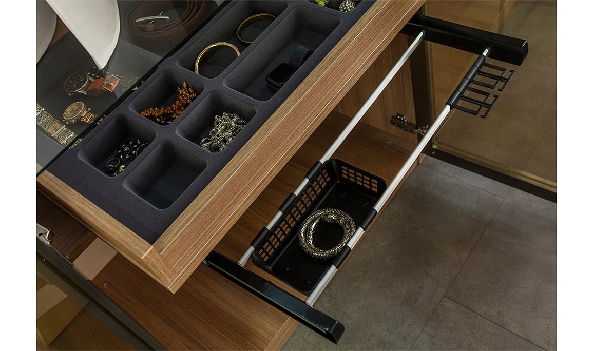 Medusa Home Mobilya - Bronze Ceviz Köşe Yatak Odası