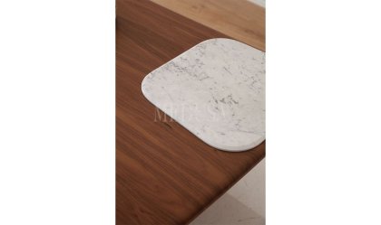 Medusa Home Mobilya - Bueno Beyaz Siyah Orta Sehpa