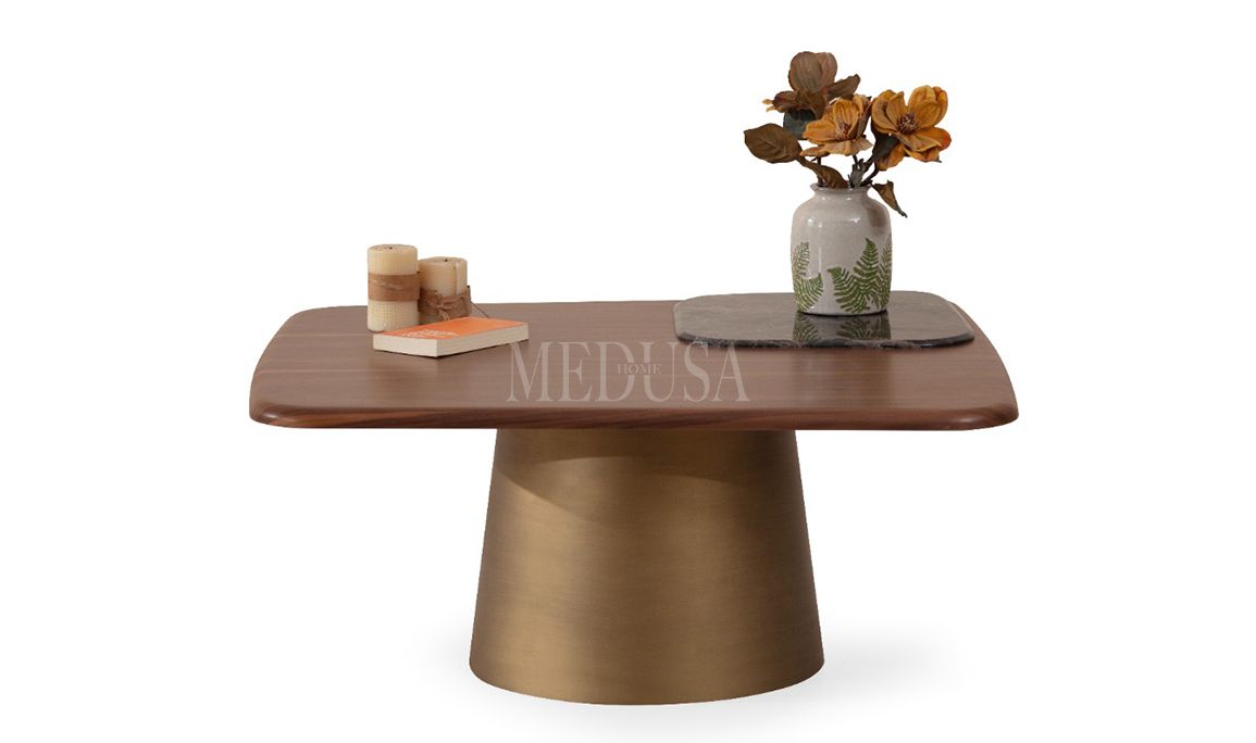 Medusa Home Mobilya - Bueno Siyah Pirinç Orta Sehpa