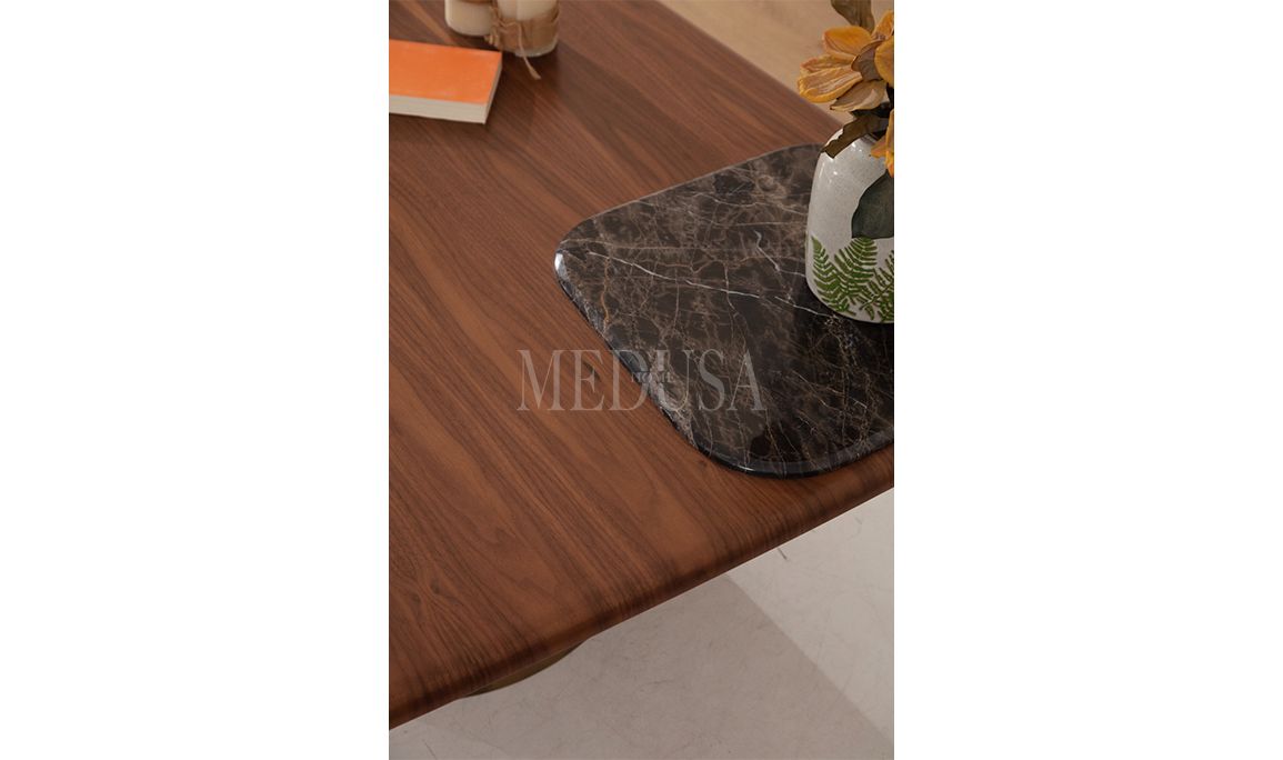 Medusa Home Mobilya - Bueno Siyah Pirinç Orta Sehpa