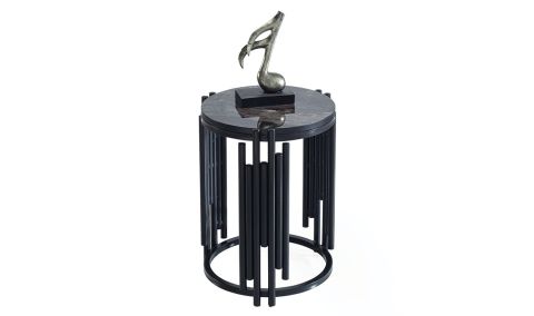 Medusa Home Mobilya - Buzzy Black Yan Sehpa