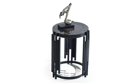 Medusa Home Mobilya - Buzzy Black Yan Sehpa