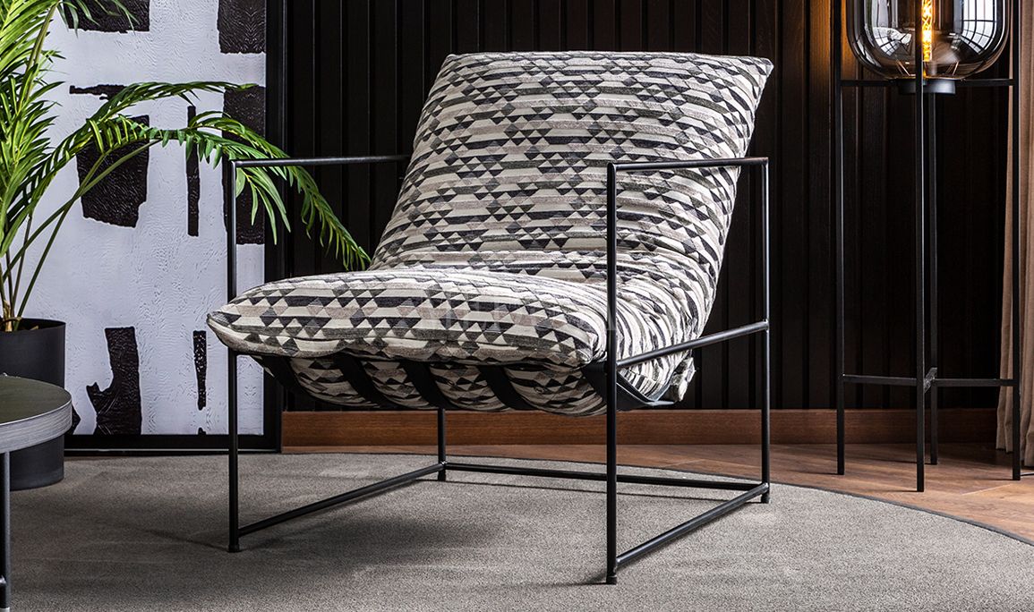 Medusa Home Mobilya - Cage Zebra Berjer