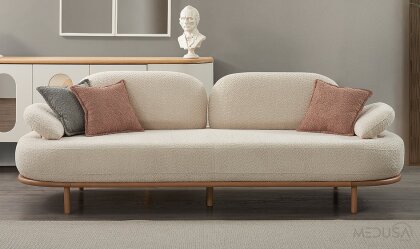 Medusa Home - Cali Bohem Üçlü Koltuk