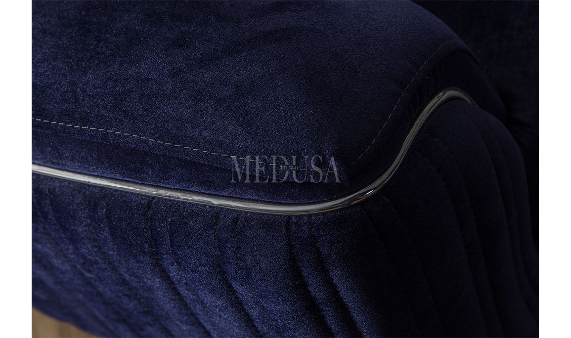 Medusa Home Mobilya - Callisto Üçlü Koltuk Lacivert