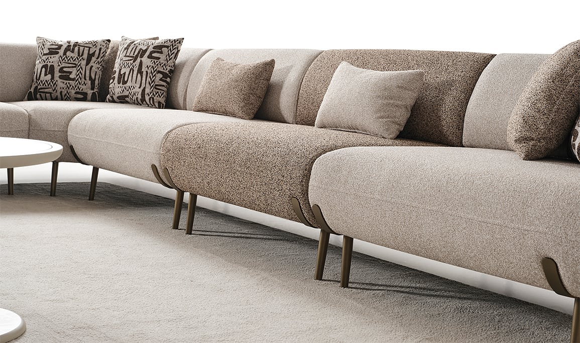 Medusa Home Mobilya - Candy Maxi Yataklı Köşe Takımı