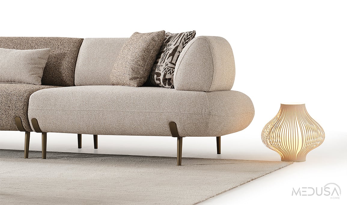 Medusa Home Mobilya - Candy Maxi Yataklı Köşe Takımı