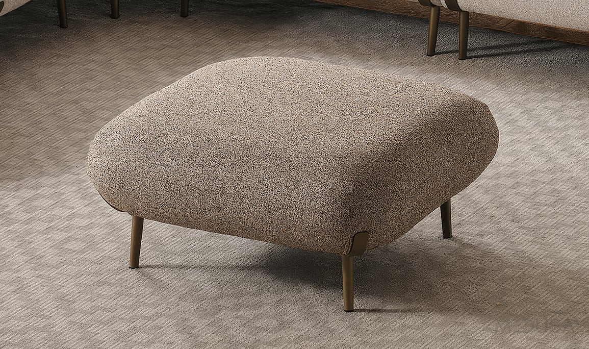 Medusa Home Mobilya - Candy Metal Ayaklı Puf