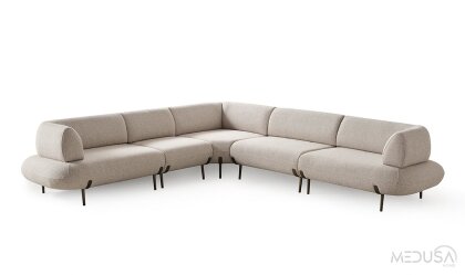 Medusa Home Mobilya - Candy Midi Yataklı Köşe Takımı