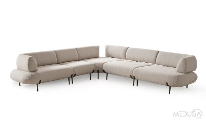 Medusa Home Mobilya - Candy Midi Yataklı Köşe Takımı