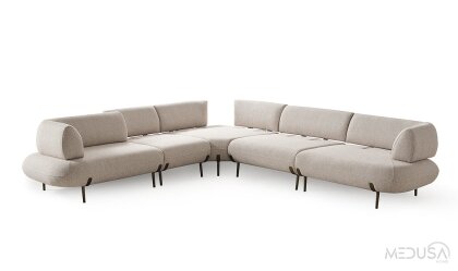 Medusa Home Mobilya - Candy Midi Yataklı Köşe Takımı