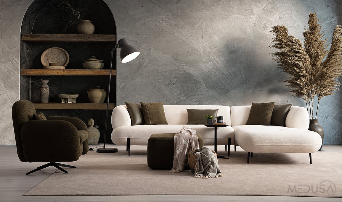 Medusa Home Mobilya - Candy Relax Köşe Takımı