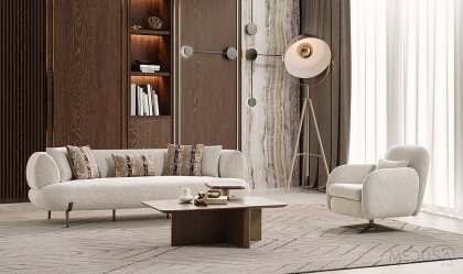 Medusa Home Mobilya - Candy Yataklı Üçlü Koltuk