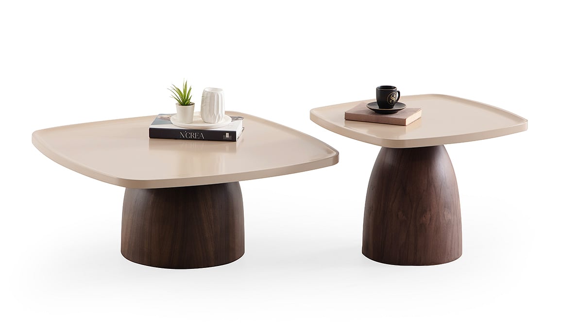 Medusa Home Mobilya - Cappuccino Sehpa Seti