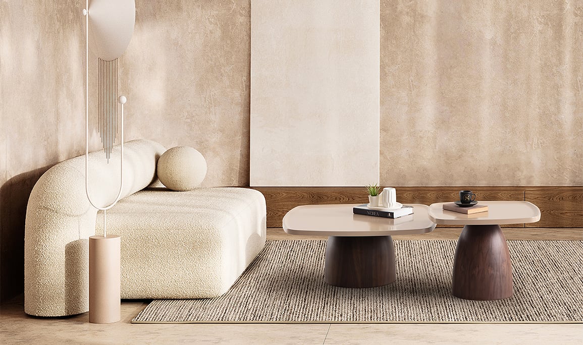 Medusa Home Mobilya - Cappuccino Sehpa Seti