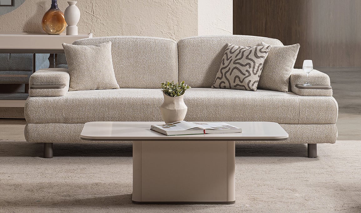 Medusa Home Mobilya - Capri Yataklı ve Sandıklı Üçlü Koltuk