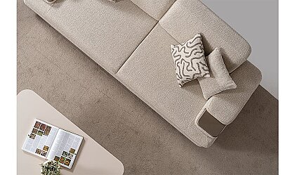 Medusa Home Mobilya - Capri Yataklı ve Sandıklı Üçlü Koltuk