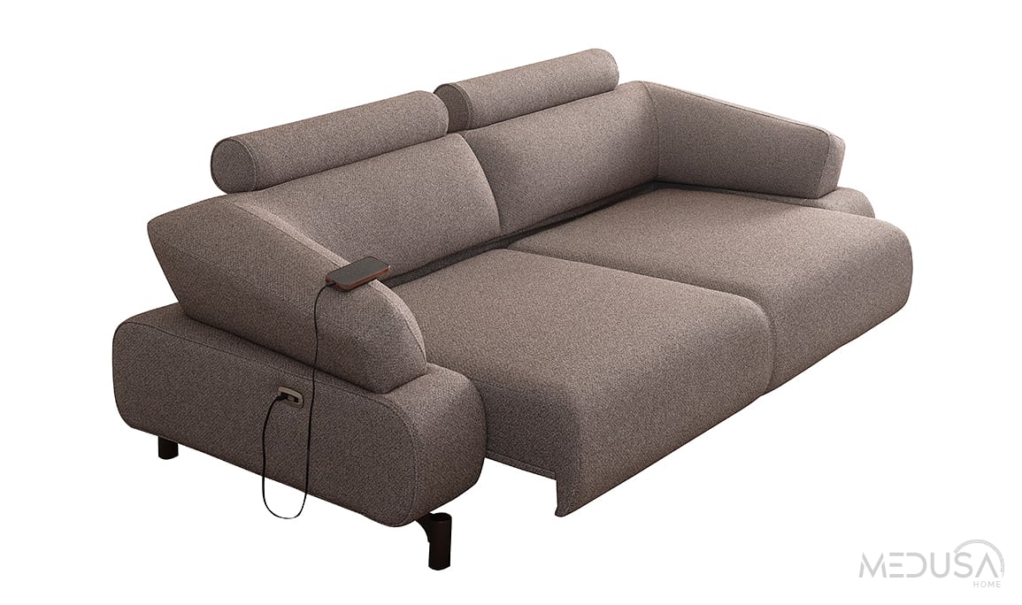 Medusa Home Mobilya - Caracter Motorlu Üçlü Koltuk
