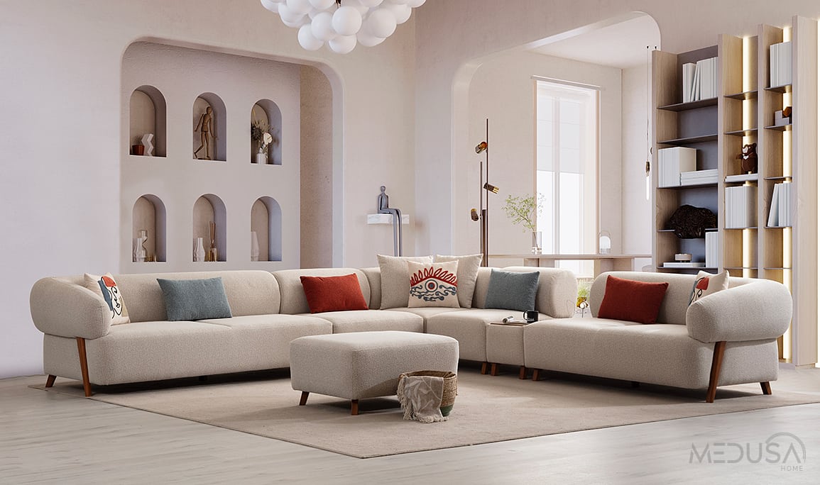 Medusa Home Mobilya - Cardea Modüler Köşe Takımı
