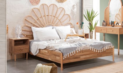 Medusa Home Mobilya - Cardiff Ahşap Yatak Odası
