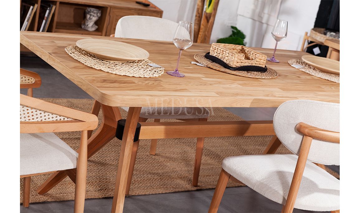 Medusa Home Mobilya - Cardiff Ahşap Yemek Masası