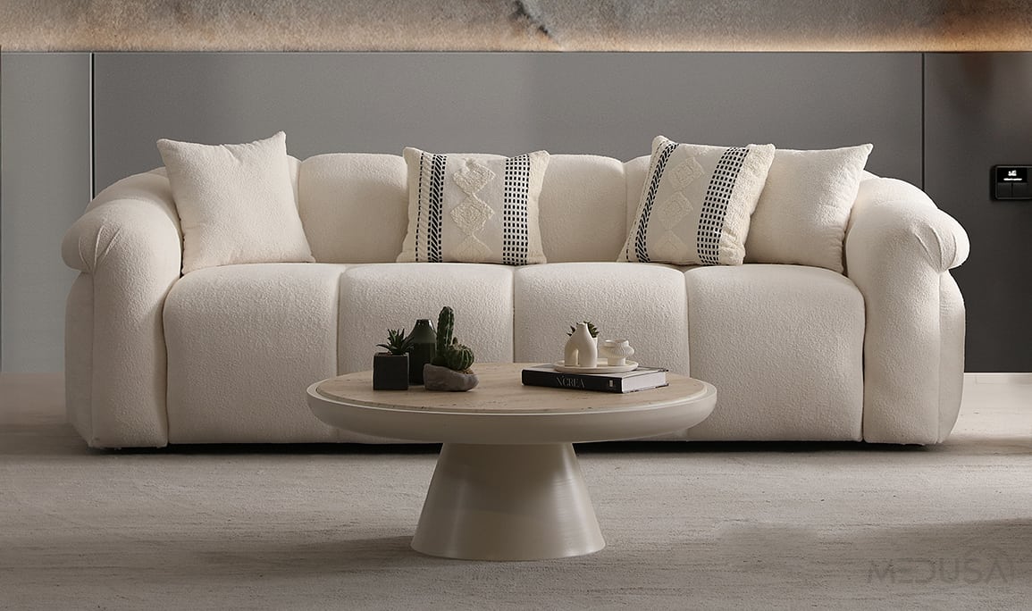 Medusa Home Mobilya - Carius Üçlü Koltuk