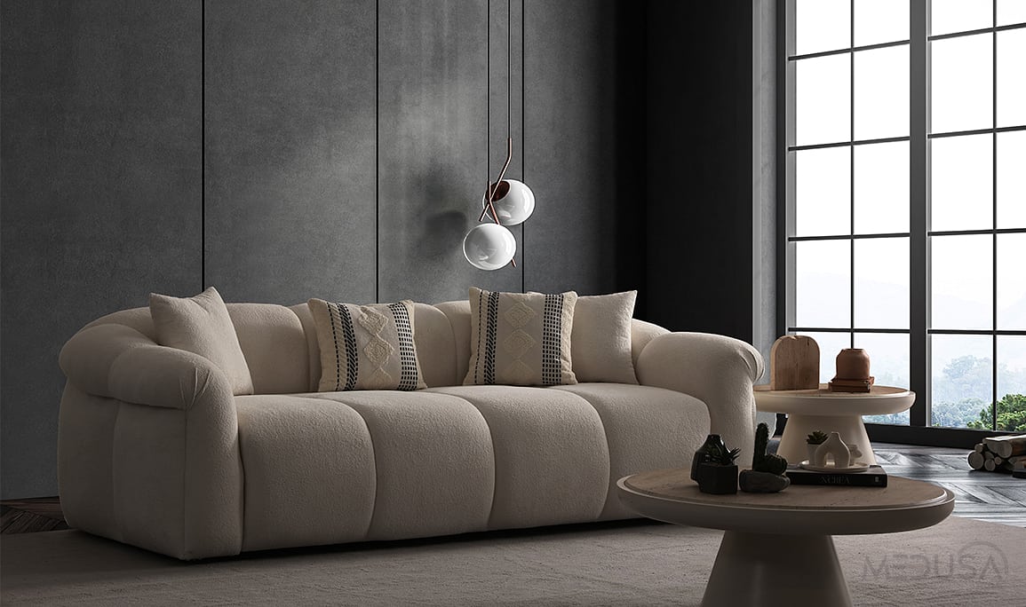 Medusa Home Mobilya - Carius Üçlü Koltuk