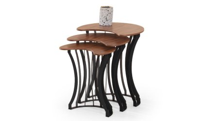 Medusa Home Mobilya - Carmen Siyah Zigon Sehpa