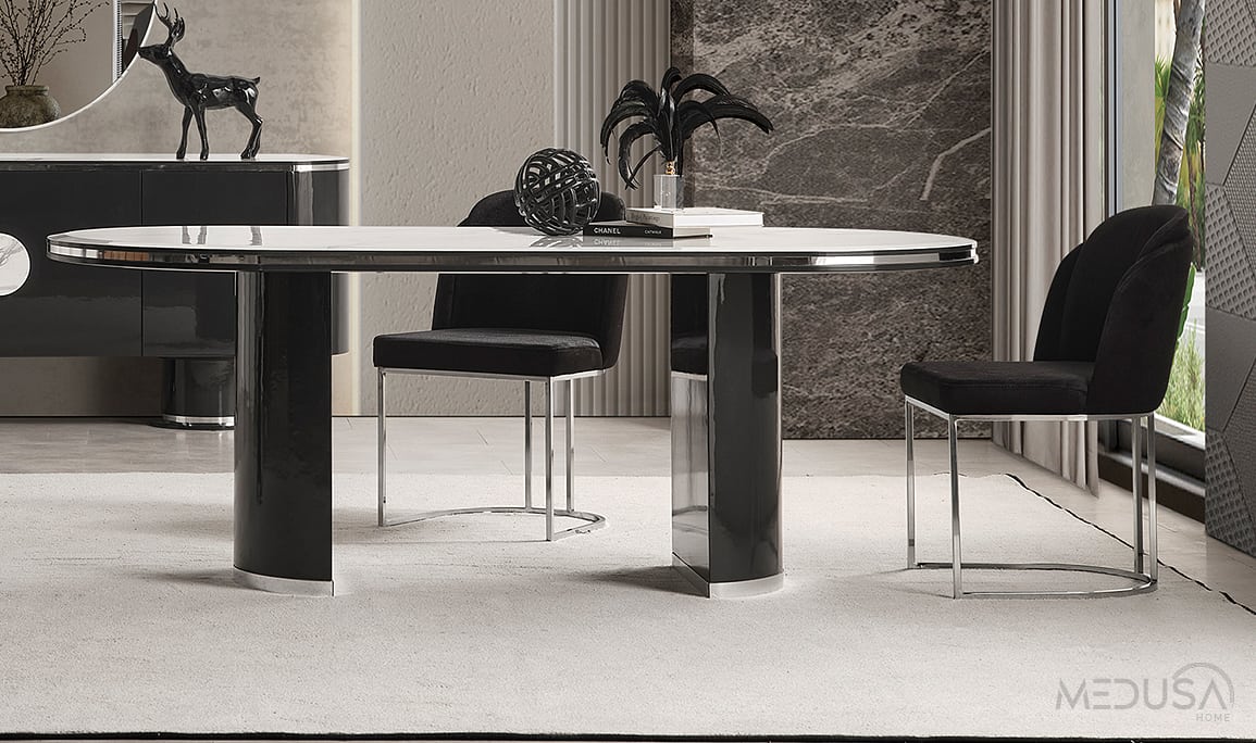 Medusa Home Mobilya - Cartier Antrasit Sandalye