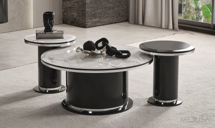 Medusa Home - Cartier Antrasit Sehpa Seti Medusa Home - Cartier Antrasit Sehpa Seti