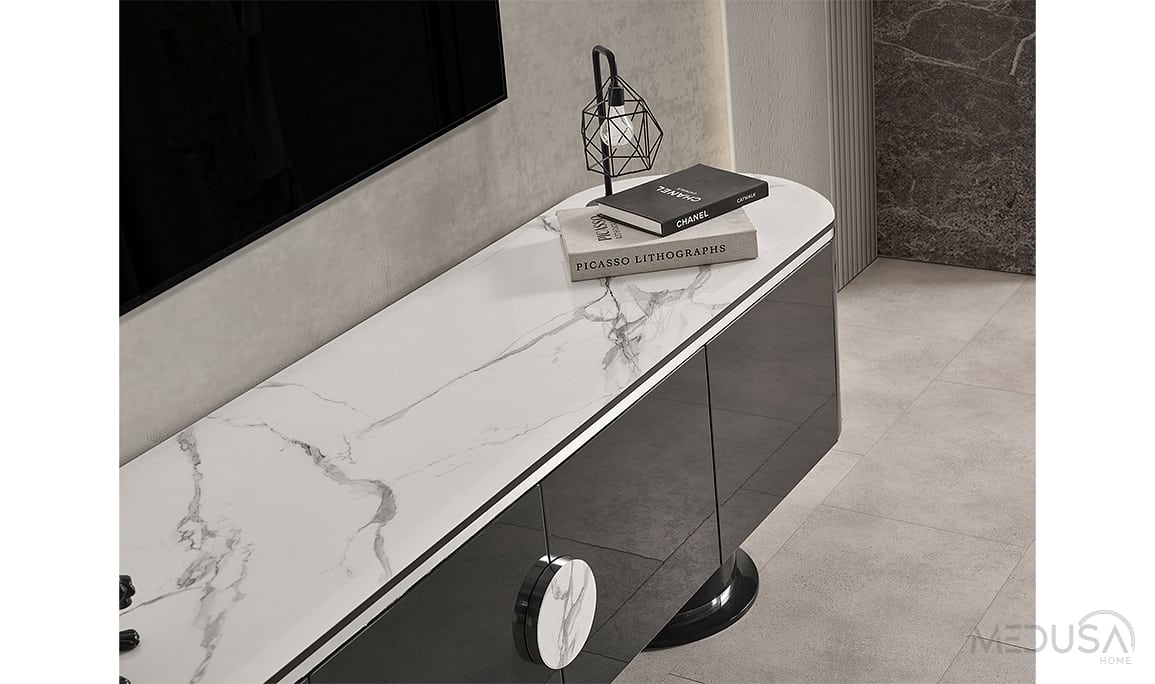 Medusa Home Mobilya - Cartier Antrasit Tv Sehpası